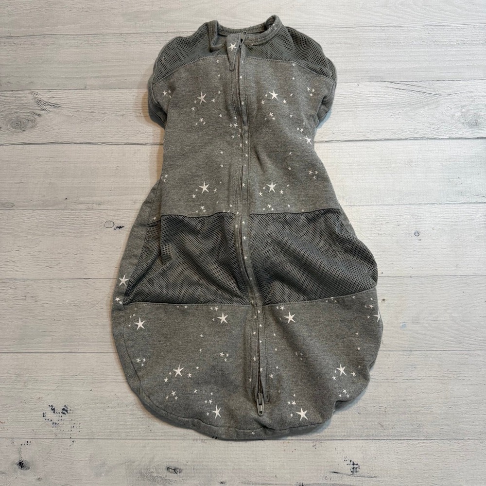 Happiest Baby Sleepea Baby Swaddle gray stars Small 0-2 months